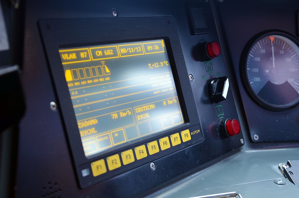 Ovládací obrazovka